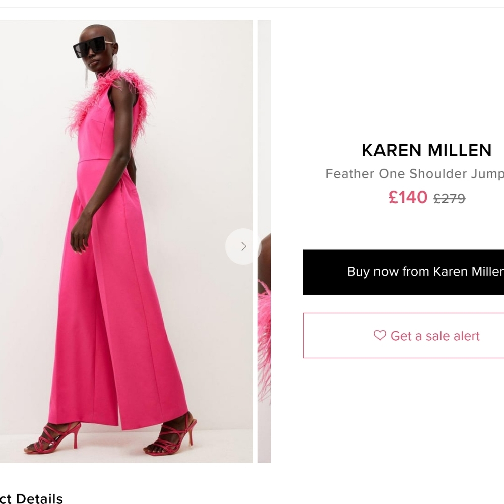 Pink One Shoulder Jumpsuit